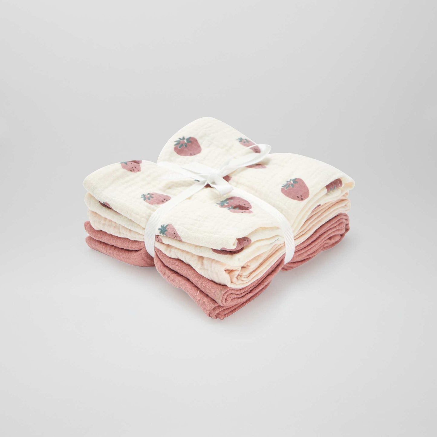 Pack of 3 muslin squares WHITE