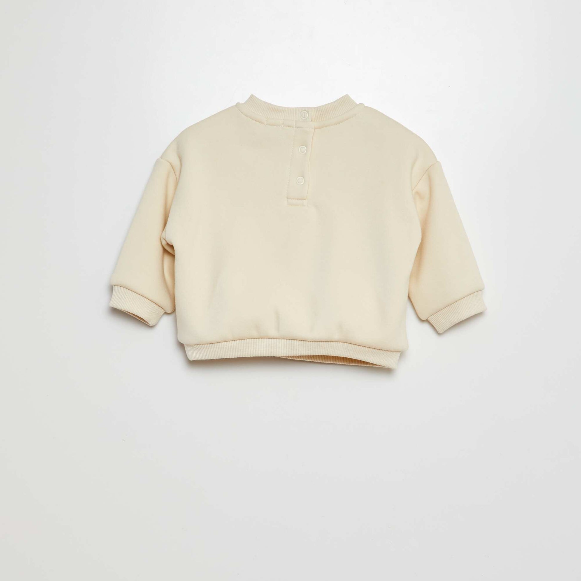 'Sea ice' print sweater WHITE