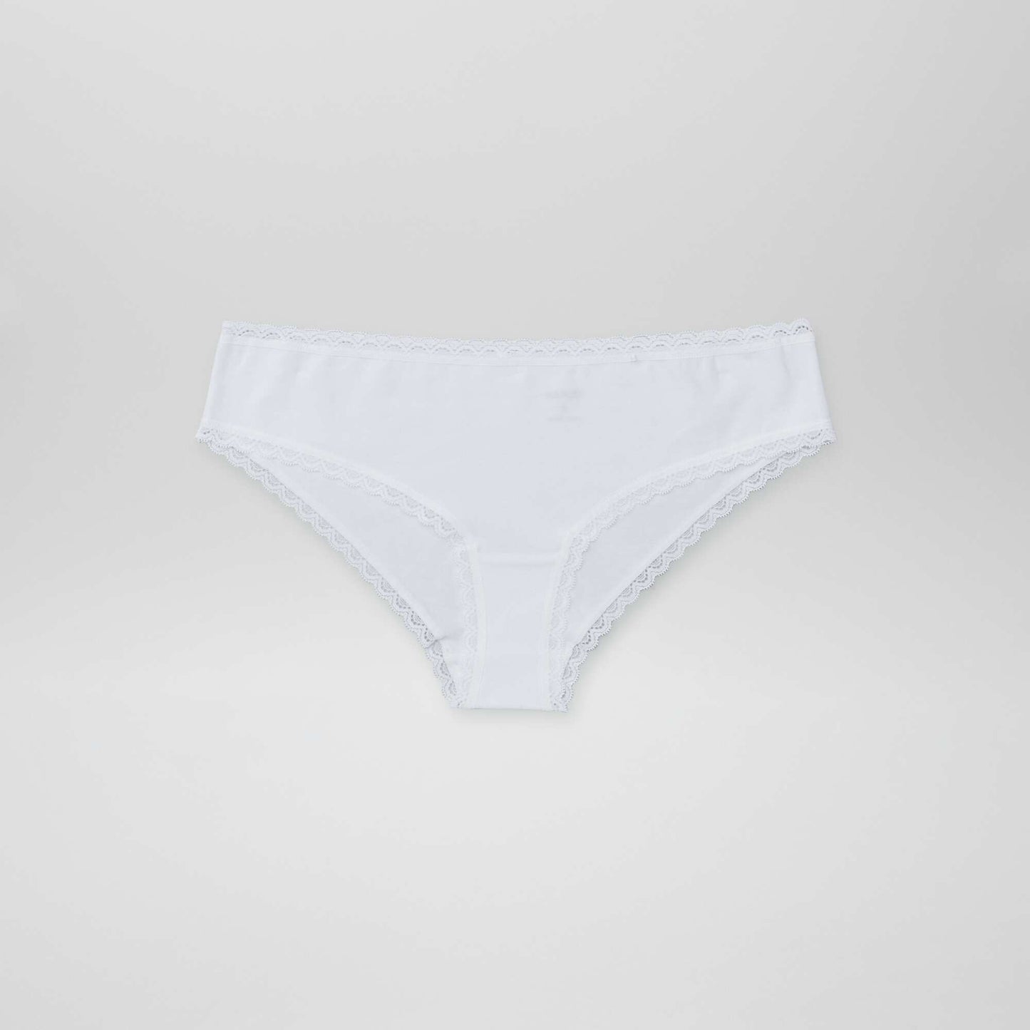 Pack of 2 cotton boy shorts WHITE