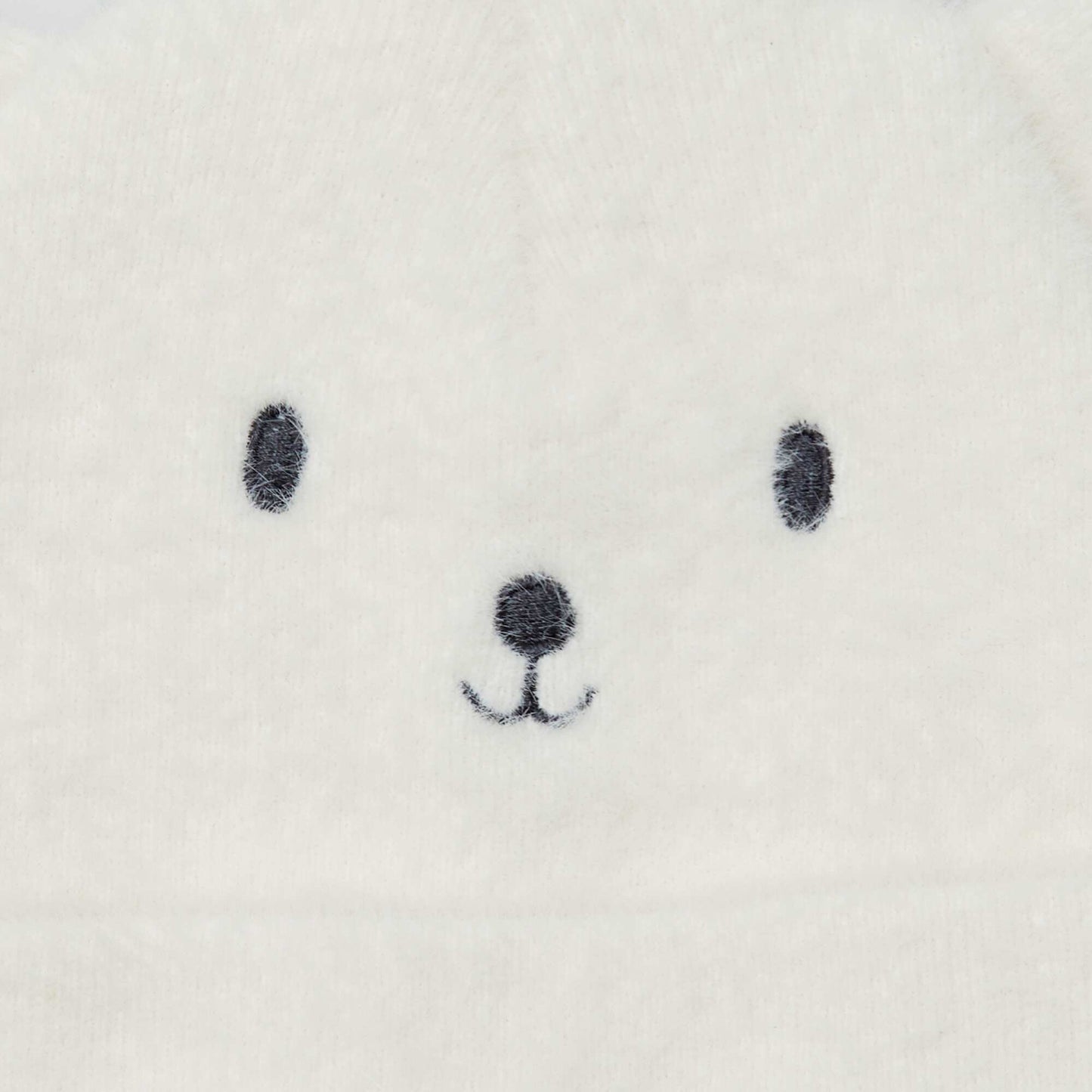 Soft bear cub hat beige