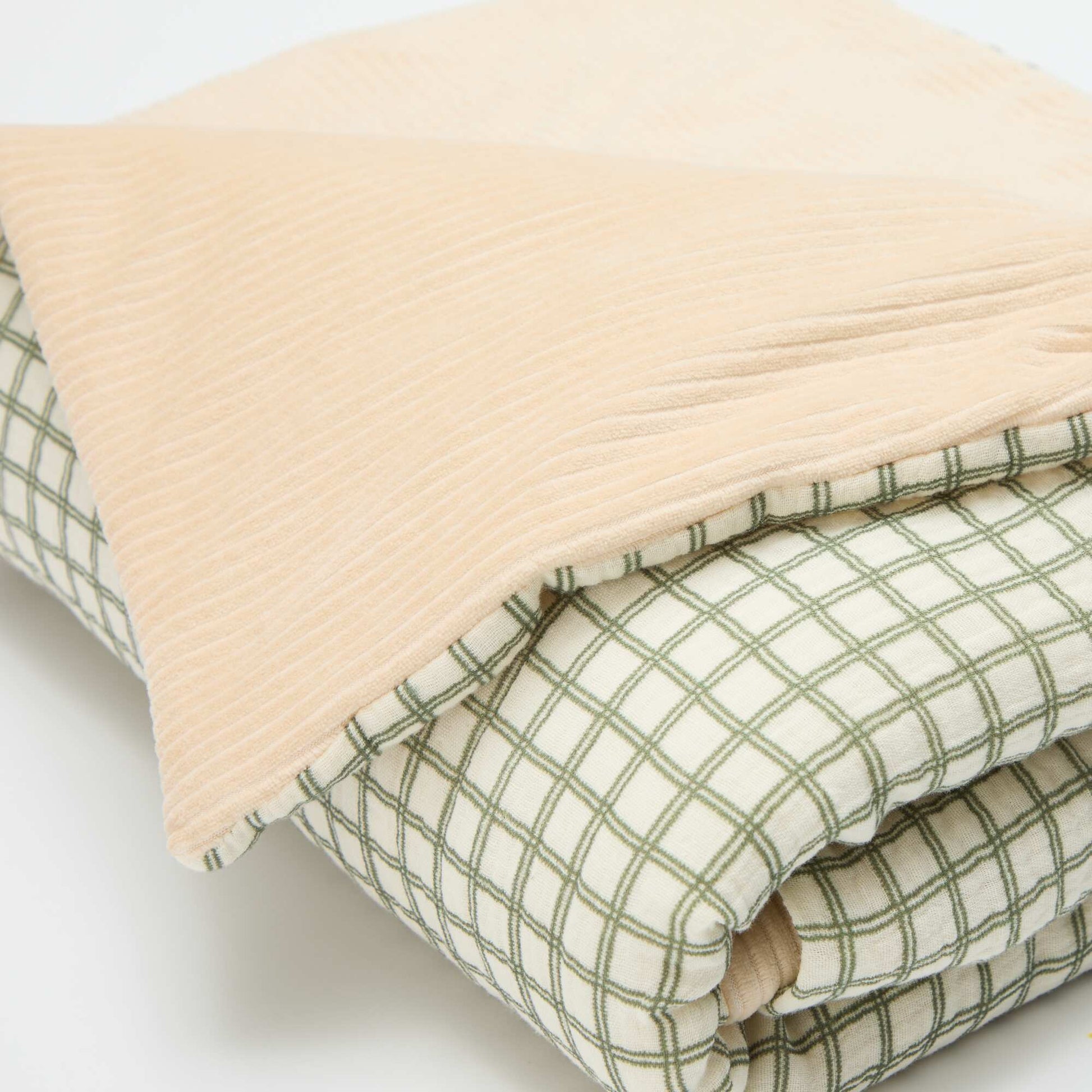 Reversible Throw - Kiabi Home KHAKI