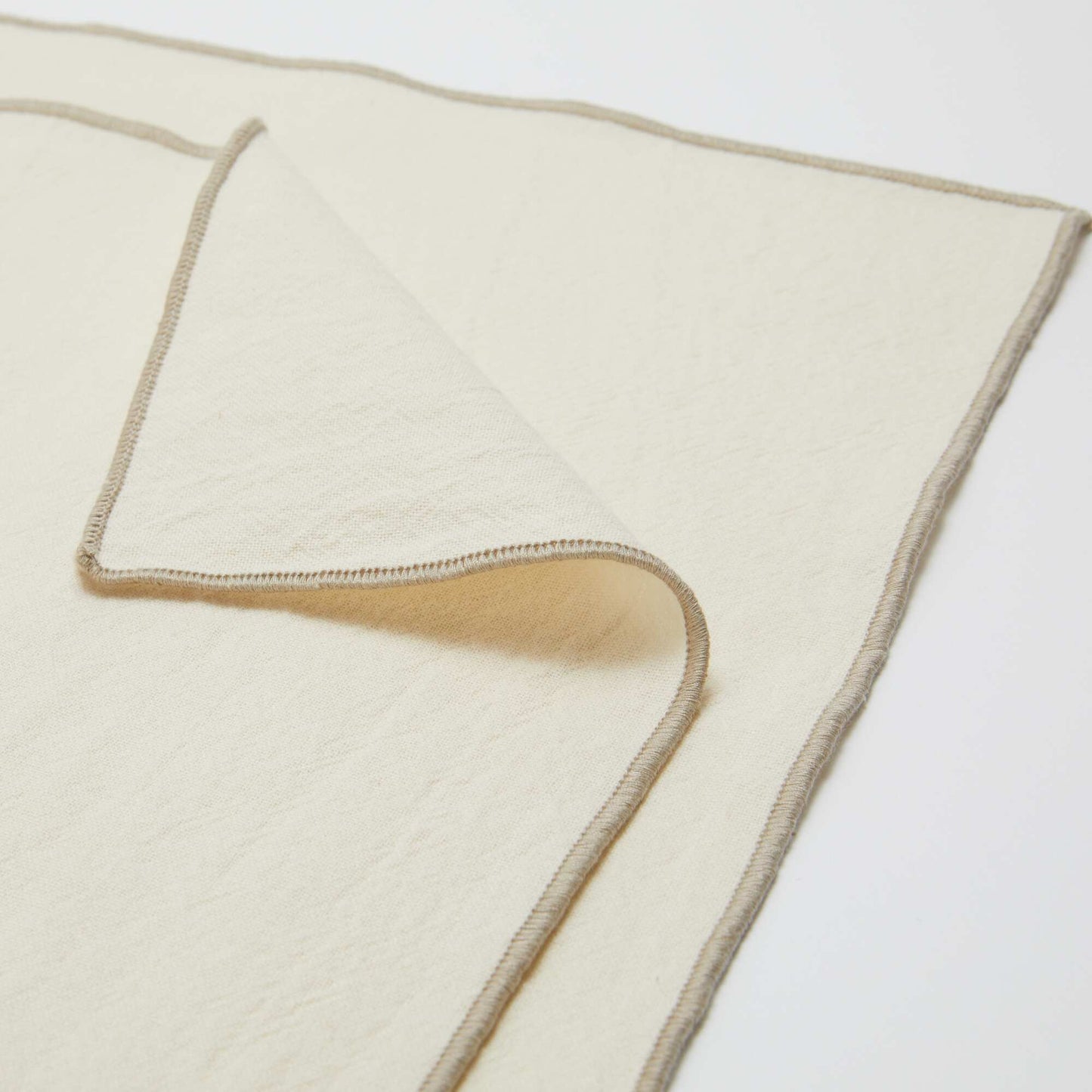 Set of 2 2-in-1 Plain Placemats/Napkins (32x40 cm) - Kiabi Home WHITE