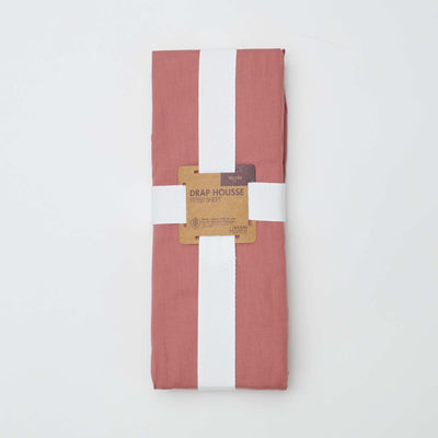 Cotton Fitted Sheet 1 Person (90x190) - Kiabi Home PINK