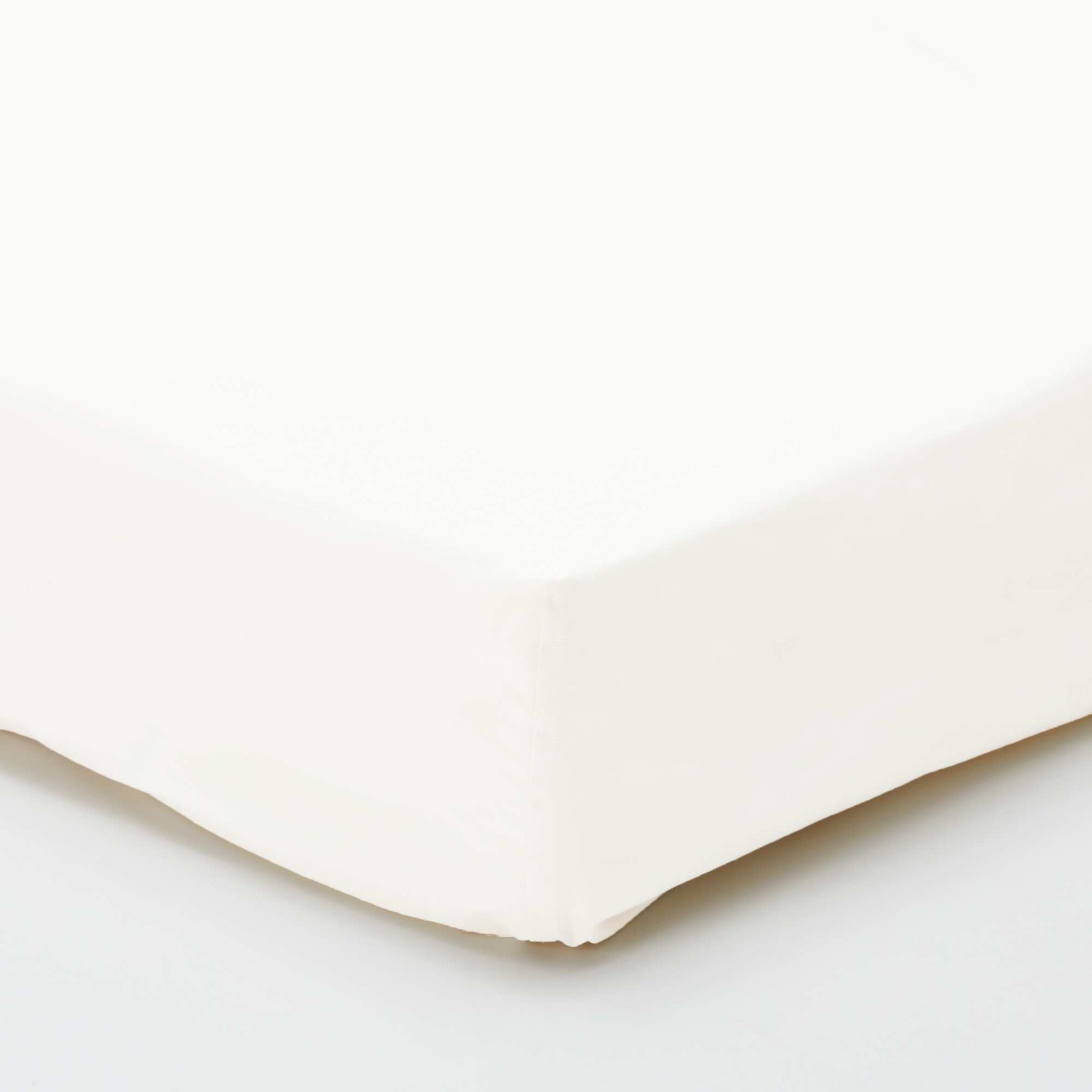 Solid Fitted Sheet 140 x 200 cm WHITE