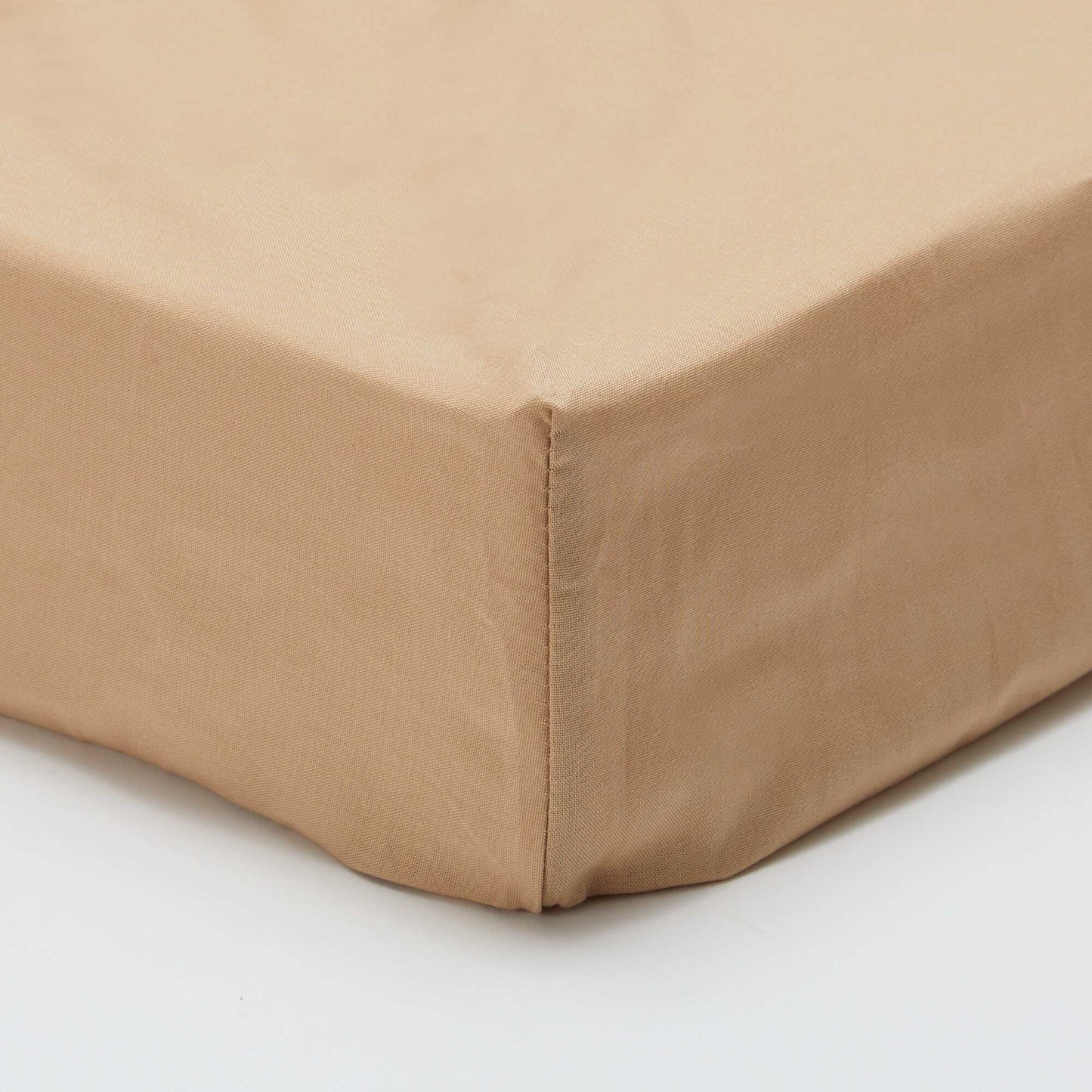 Solid Fitted Sheet 140 x 200 cm BEIGE
