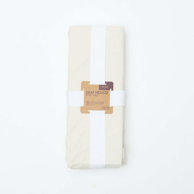 Cotton Fitted Sheet (150x200cm) WHITE