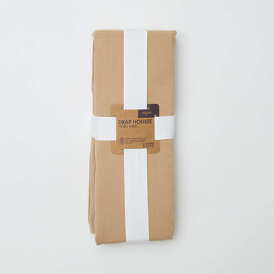 Cotton Fitted Sheet (Double 180x200) - Kiabi Home BEIGE