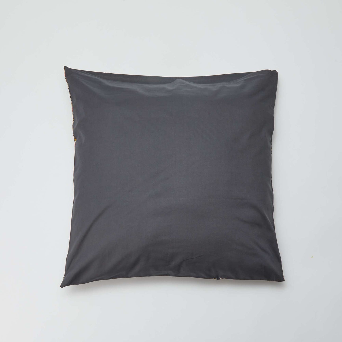 Single Duvet Cover Set (140 x 200cm) in 57-Thread Count Cotton - Kiabi Home GREY