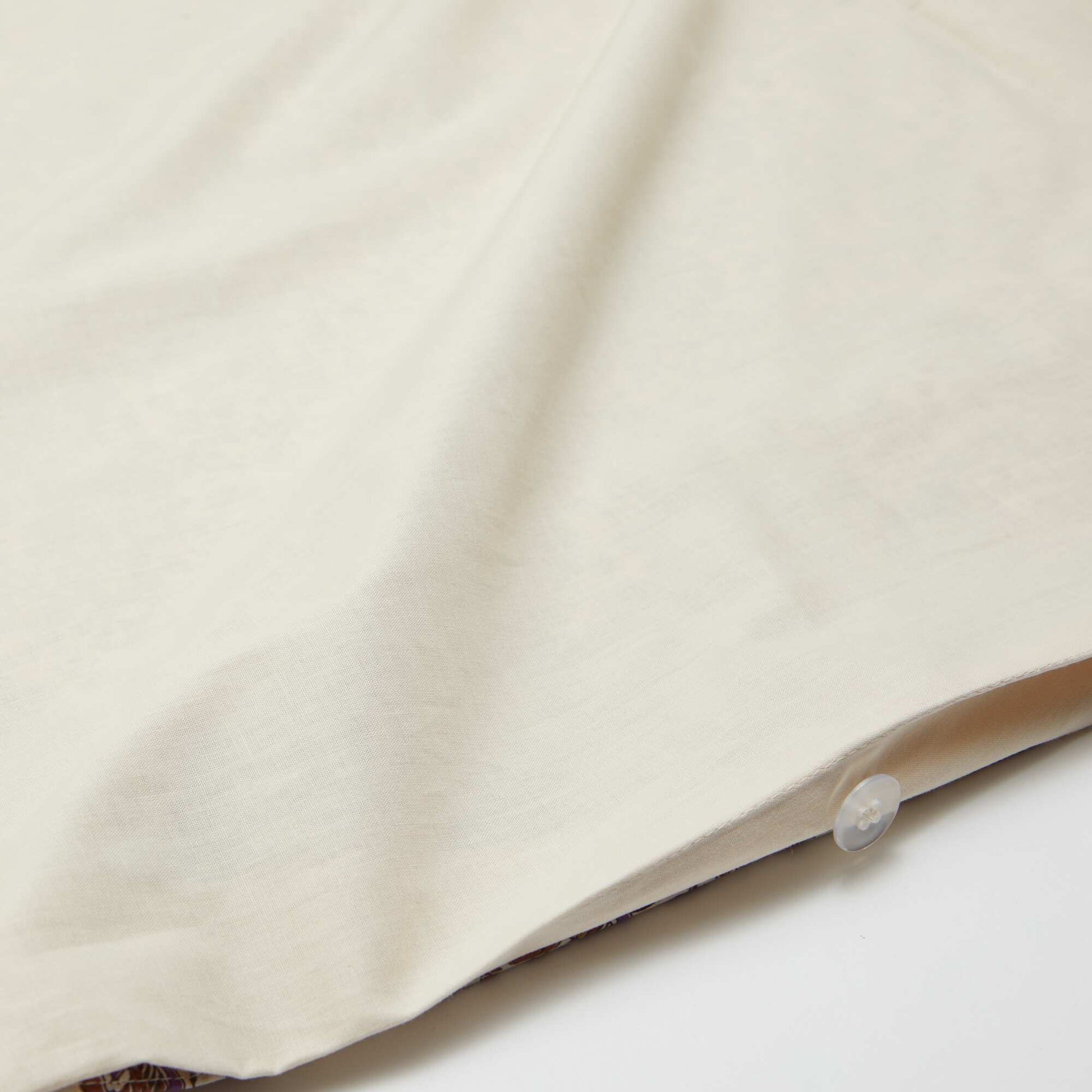 Cotton Double Bedding Set (240 x 220cm) - Kiabi Home BEIGE