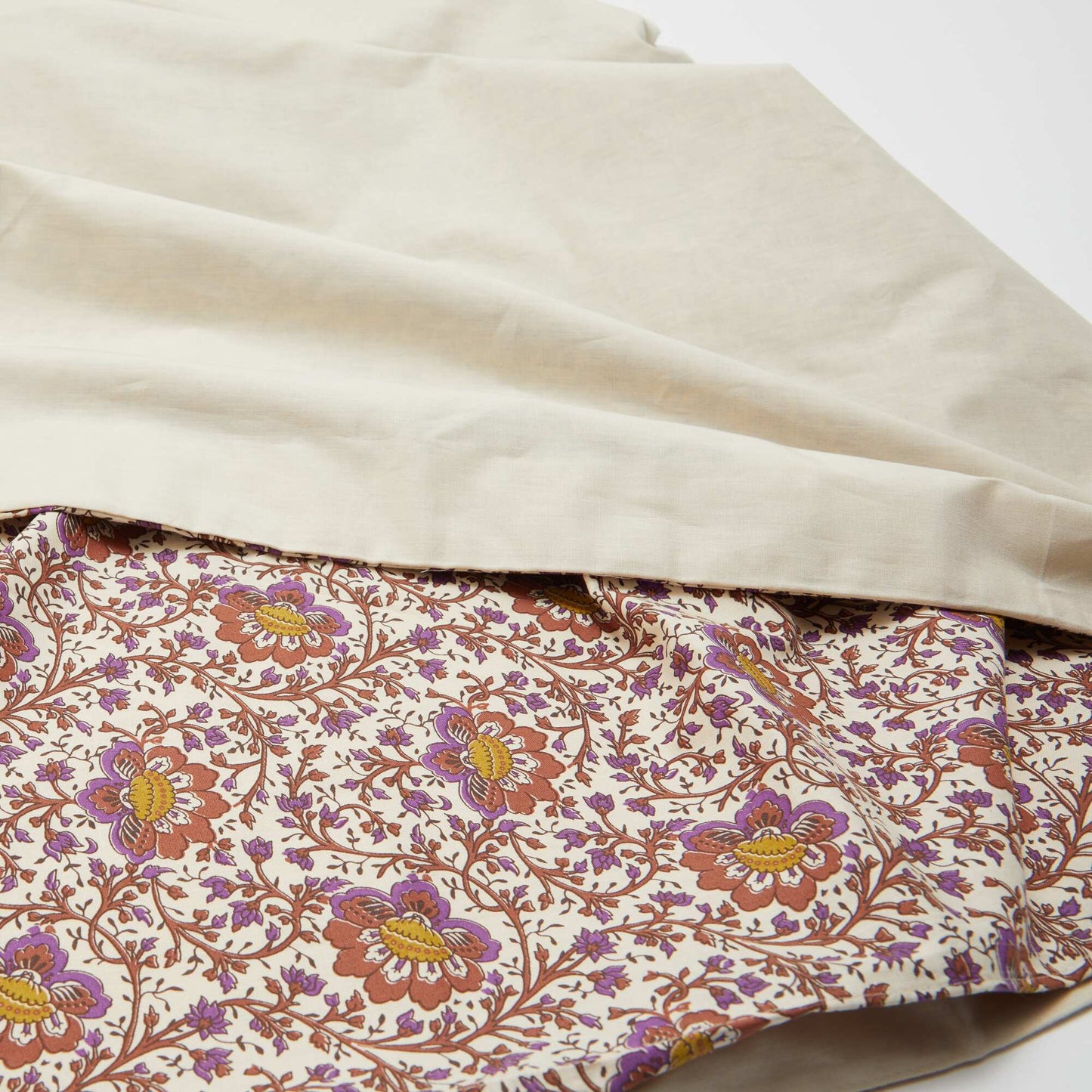 Cotton Double Bedding Set (240 x 220cm) - Kiabi Home BEIGE