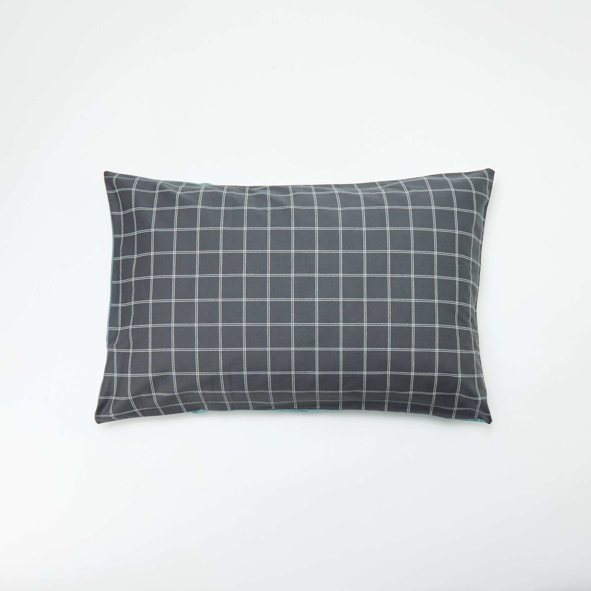 Solid Pillowcase (50 x 70 cm) - Kiabi Home GREY