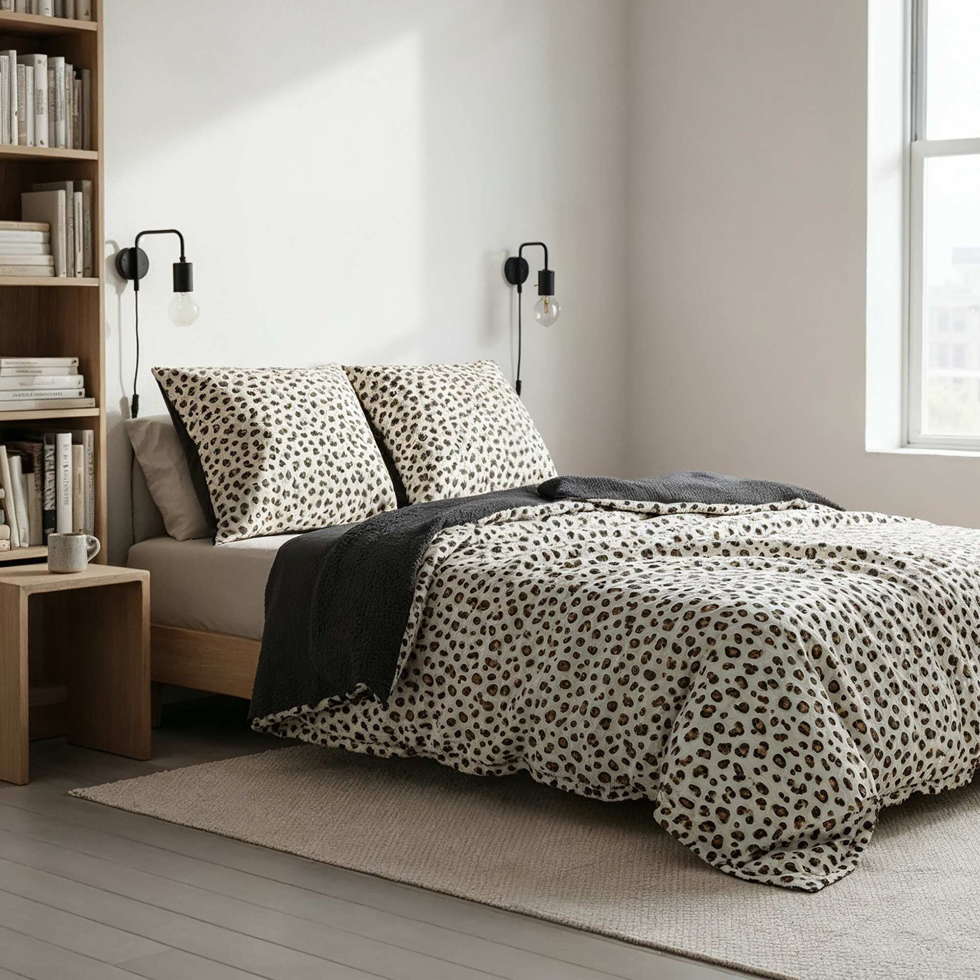 Double Cotton Gauze Bedding Set (240 x 220cm) - Kiabi Home BEIGE