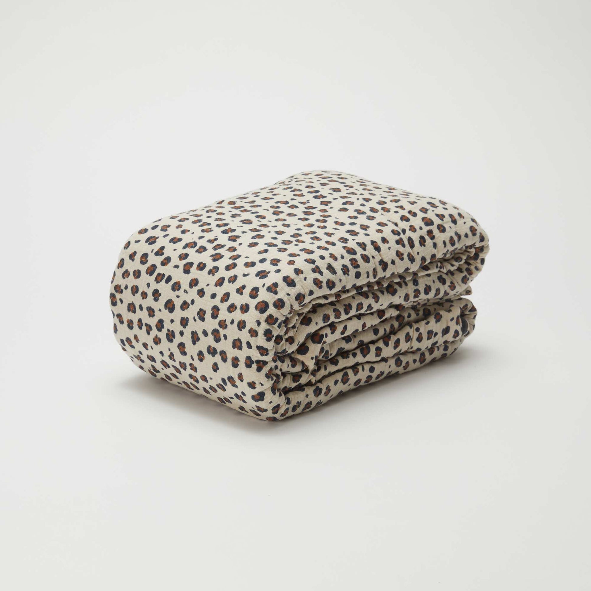 Double Cotton Gauze Bedding Set (240 x 220cm) - Kiabi Home BEIGE