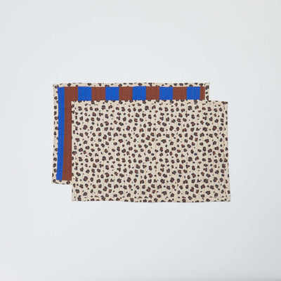 Set of 2 Placemats 30 x 45 cm - Kiabi Home BLUE