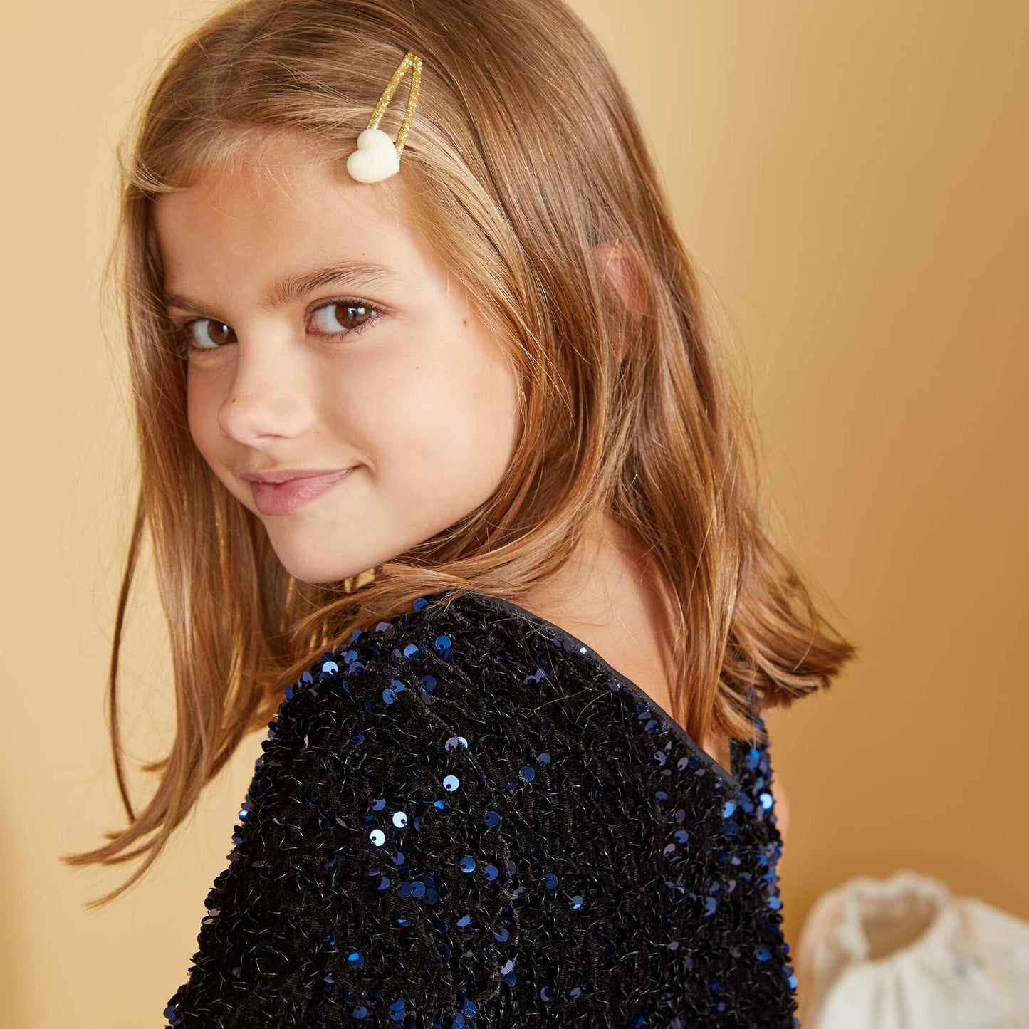 Hair clips + hairbands - pack of 4 BEIGE