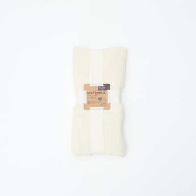 Fitted Crib Sheet (70x140) in Double Cotton Gauze - Kiabi Home WHITE