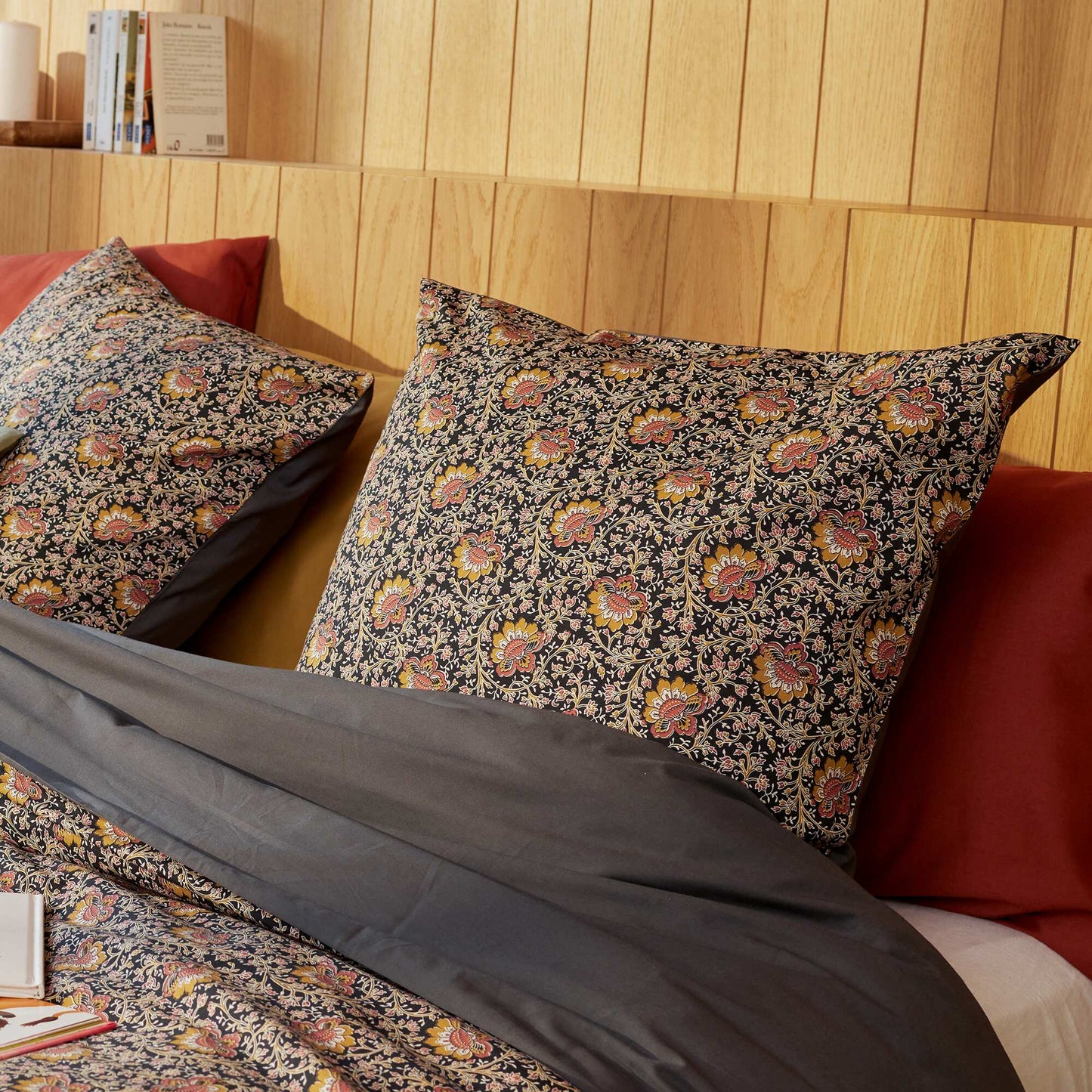 Pillowcase 63 x 63 cm - Kiabi Home DARK GRAY / ANTHRACITE