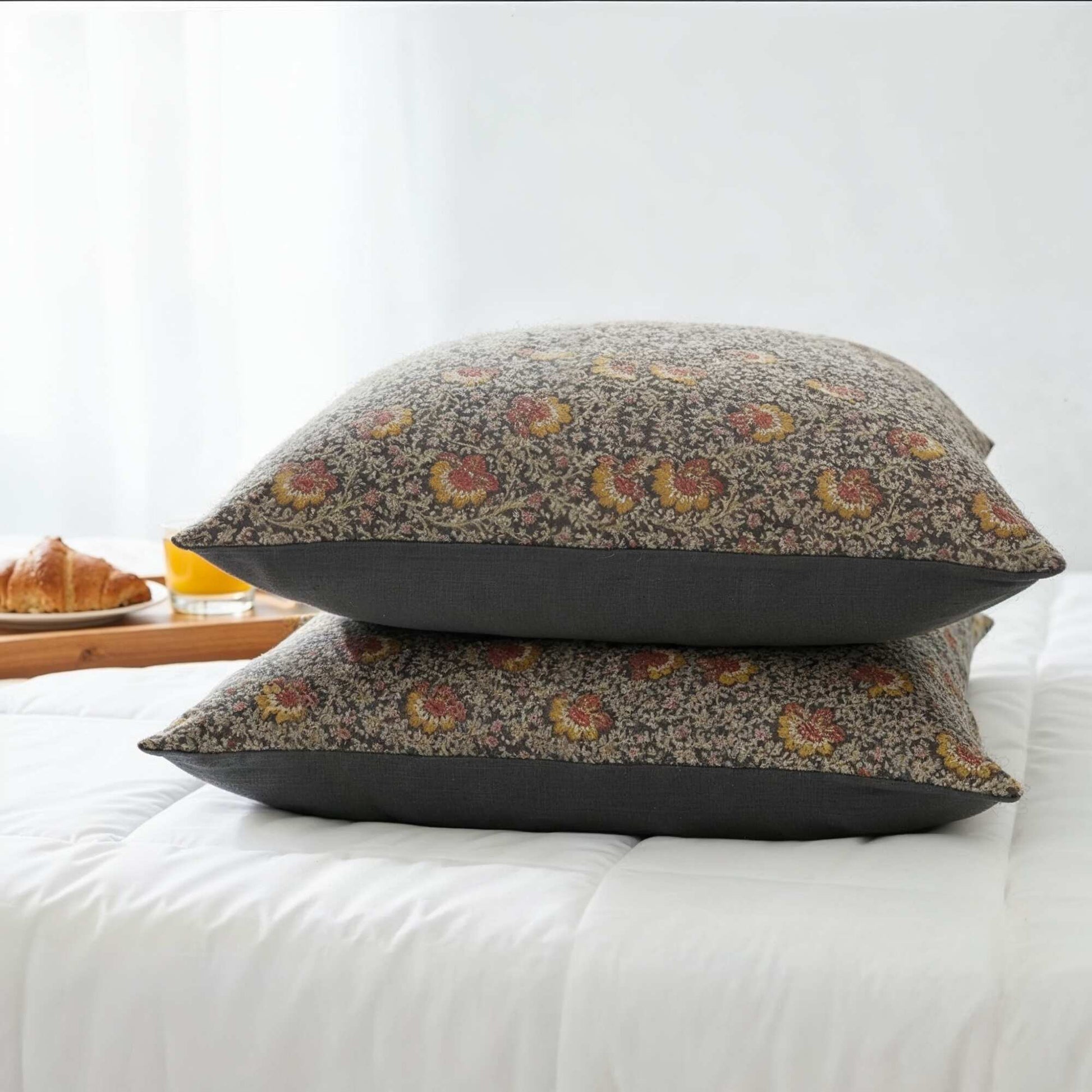 Pillowcase 63 x 63 cm - Kiabi Home DARK GRAY / ANTHRACITE