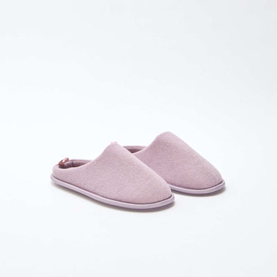 Plain mule slippers PURPLE