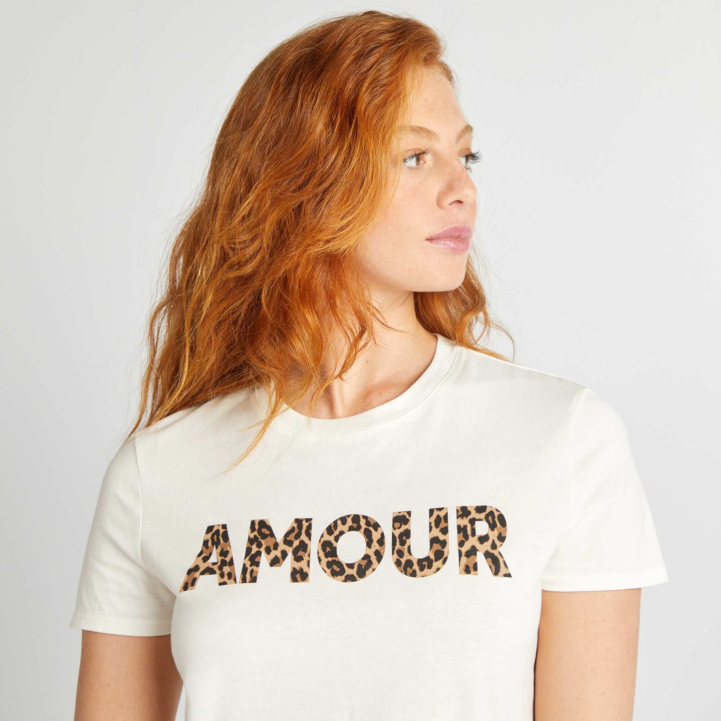 Printed T-shirt WHITE