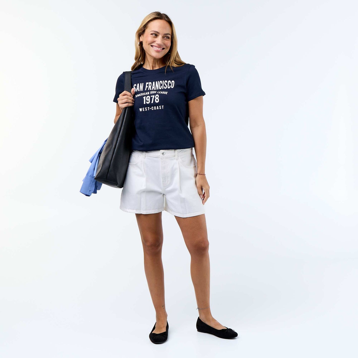 Printed T-shirt BLUE
