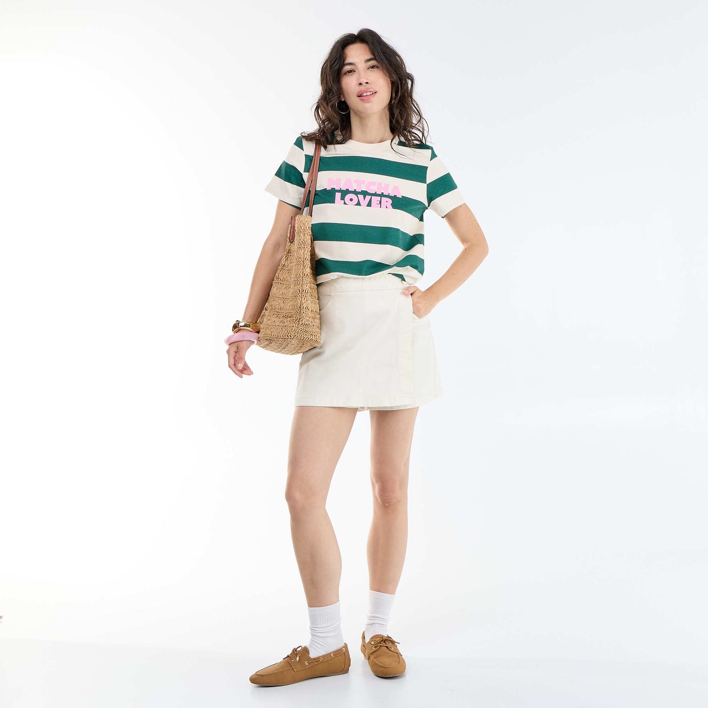 Printed T-shirt WHITE