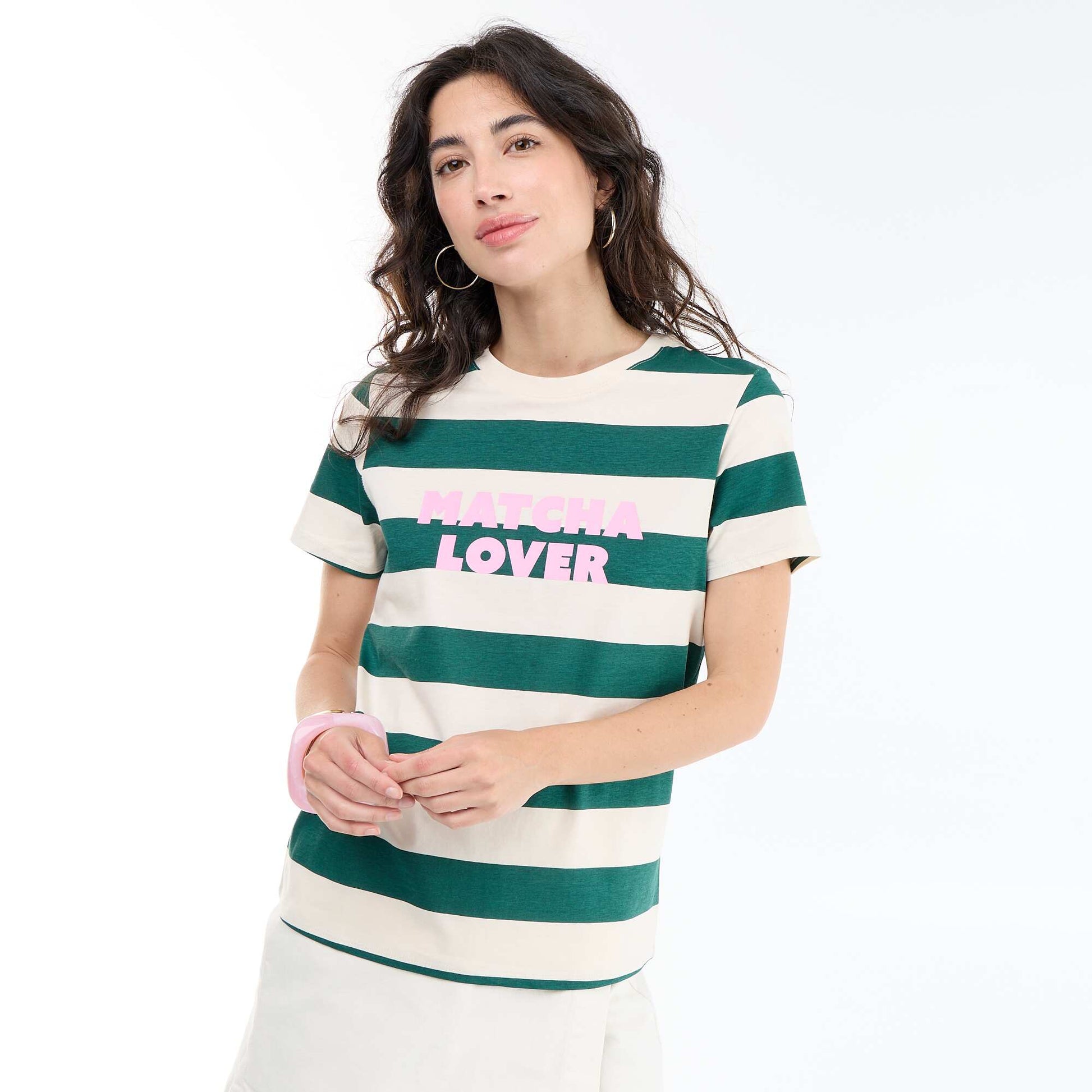 Printed T-shirt WHITE