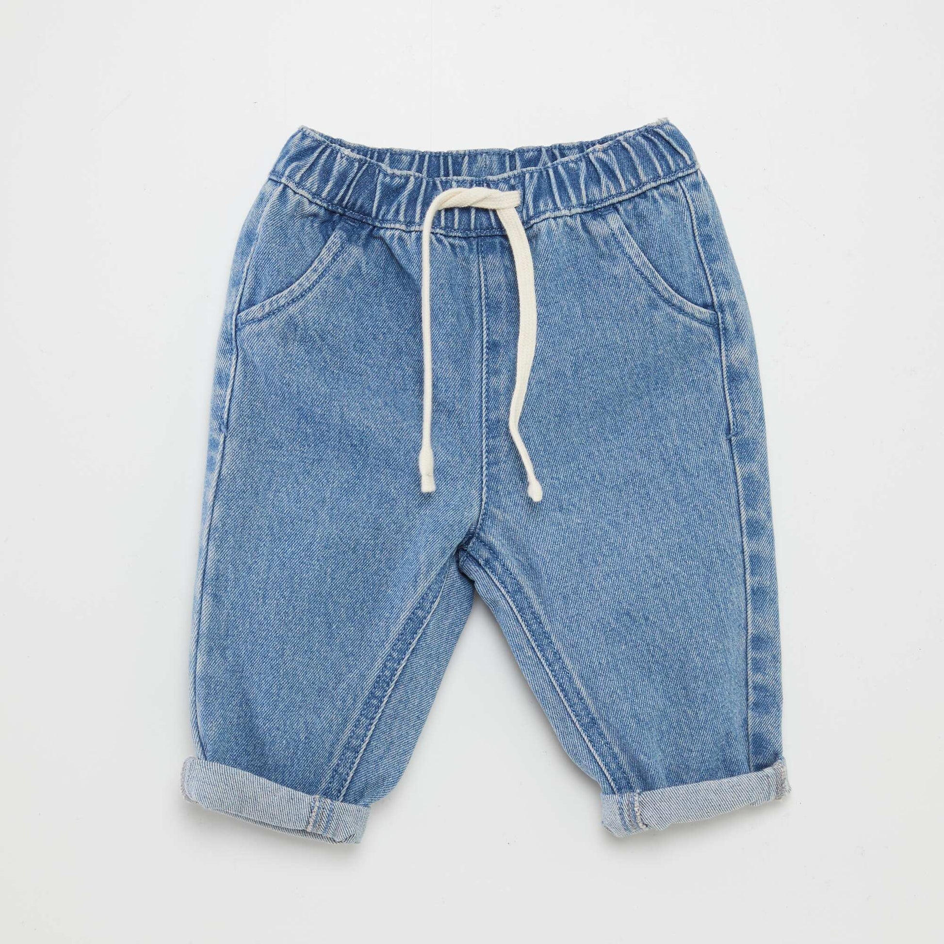 Shop Denim Jeggings Blue for Babies Online Kiabi UAE