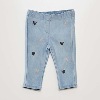 Denim 'Minnie' leggings BLUE