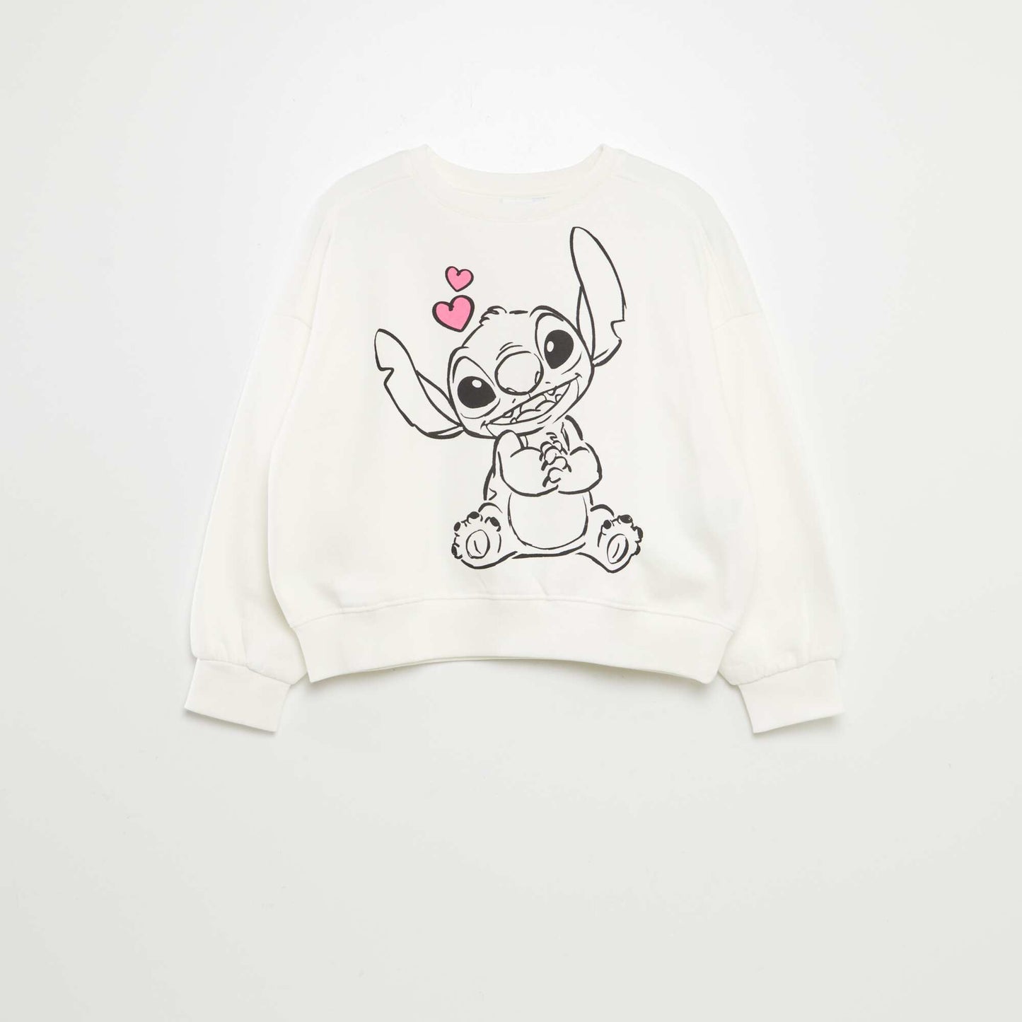 Stitch sweatshirt WHITE