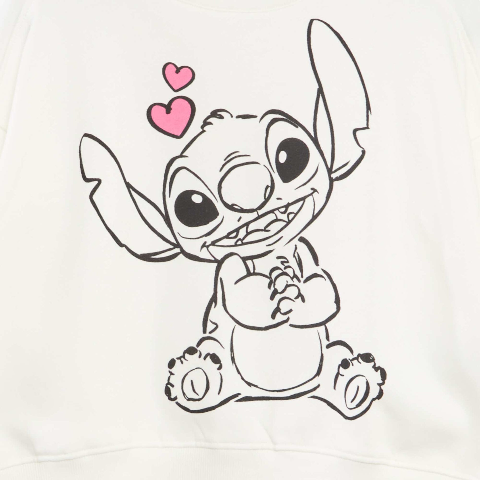 Stitch sweatshirt WHITE