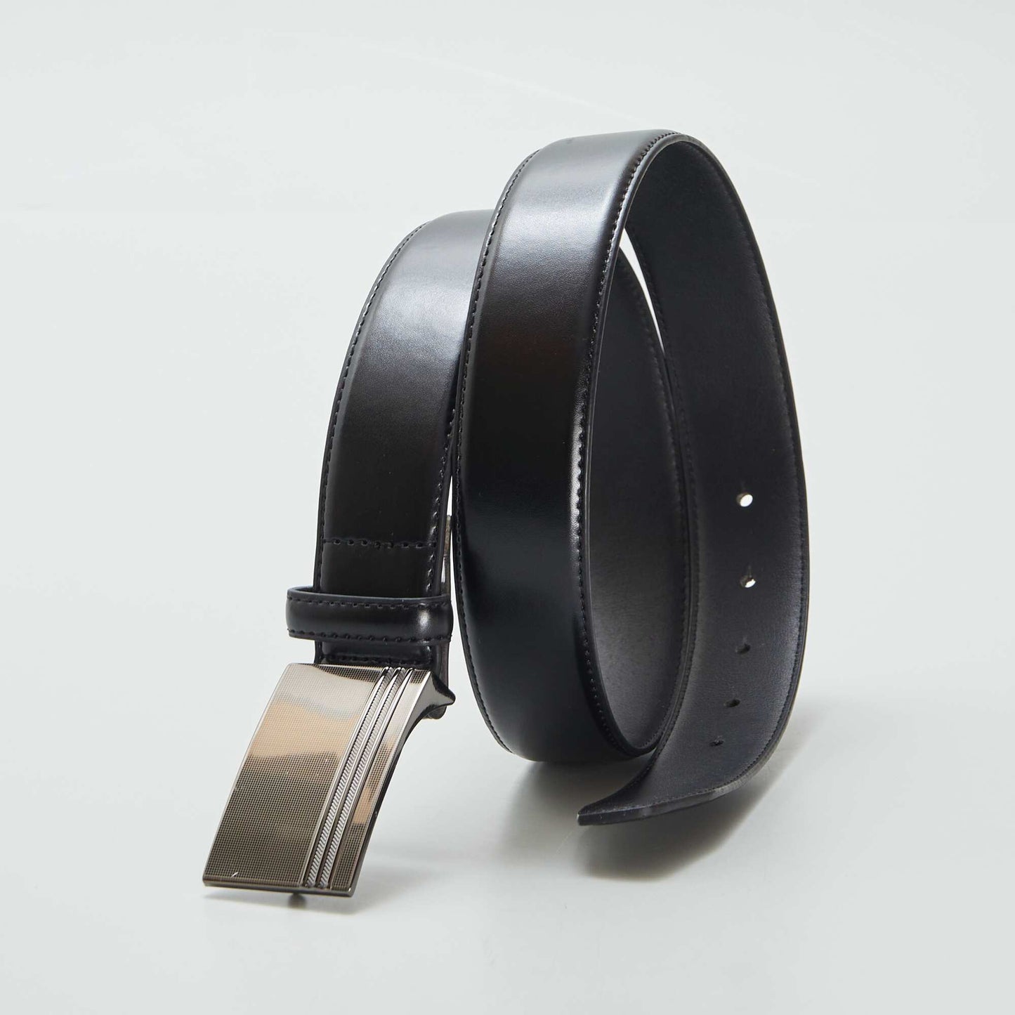 Faux leather belt BLACK
