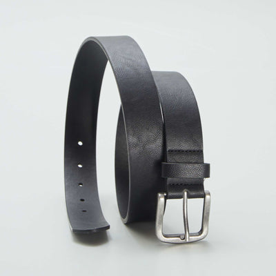 Basic belt with metal buckle BLACK