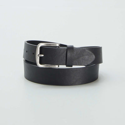 Basic belt with metal buckle BLACK