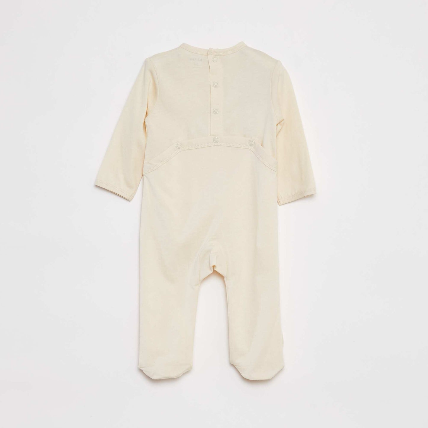 Lightweight sleepsuit with feet WHITE