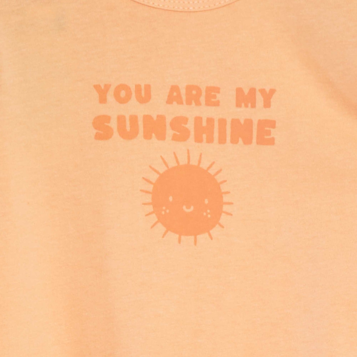 Lightweight sleepsuit with feet ORANGE