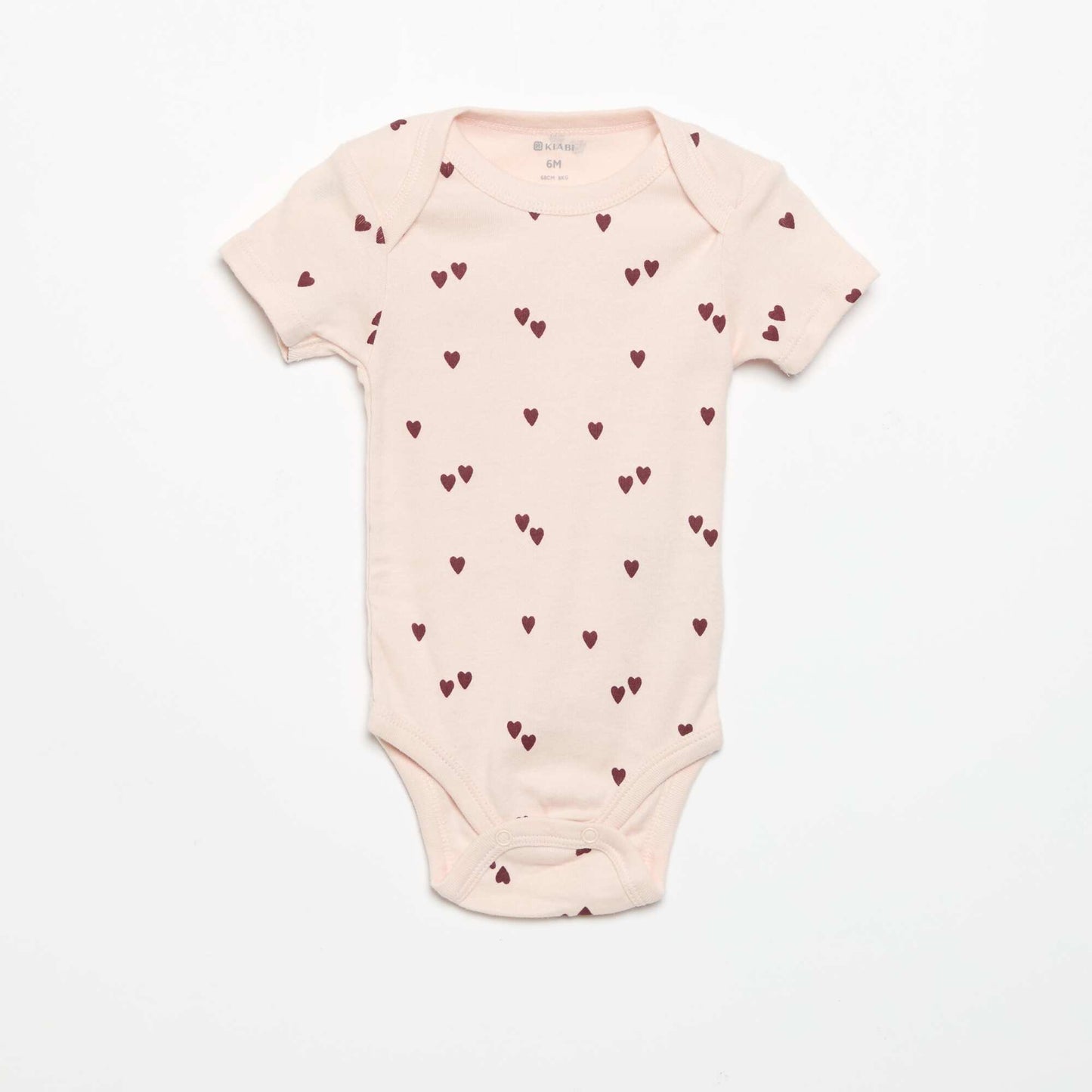 Printed cotton bodysuits - Pack of 3 PINK