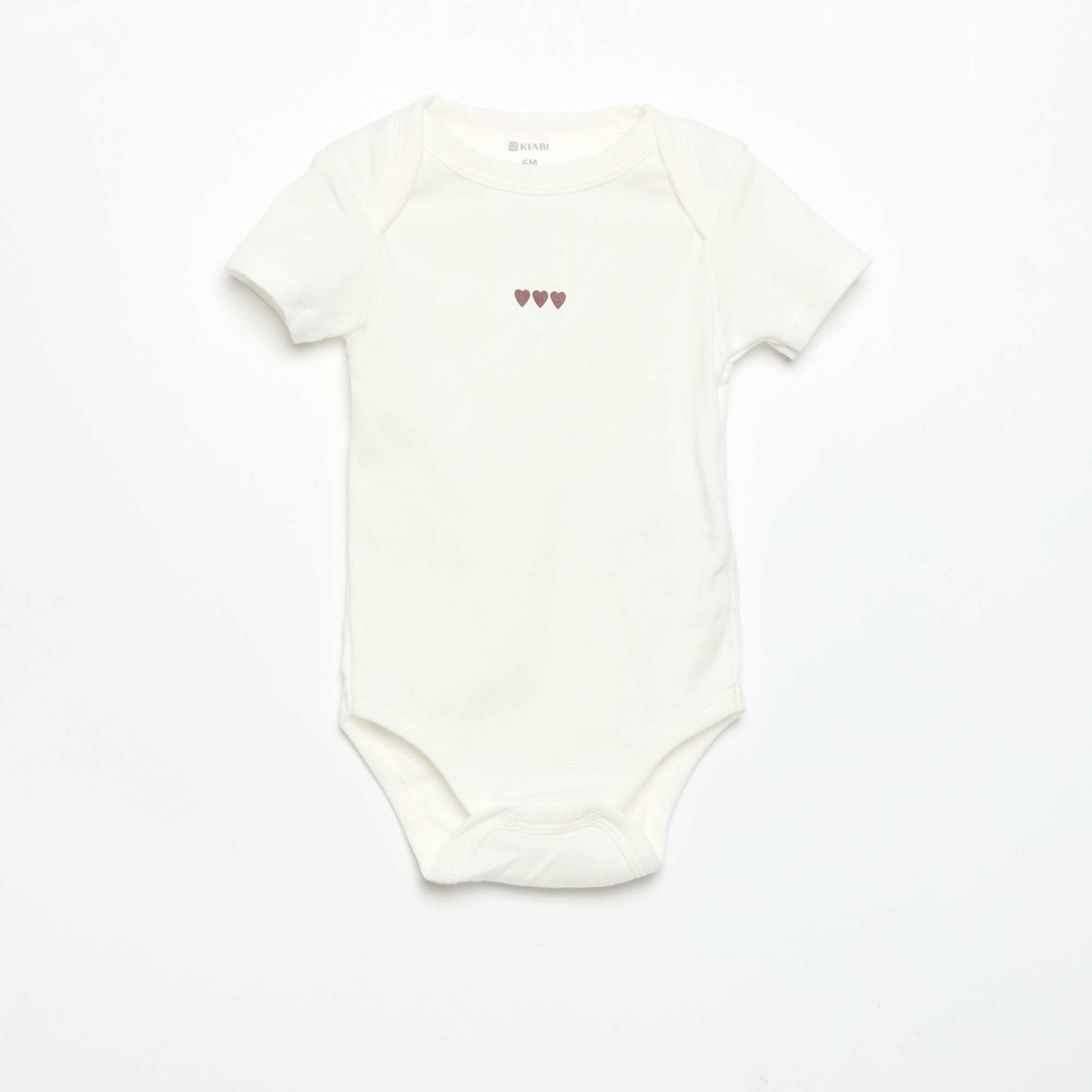 Printed cotton bodysuits - Pack of 3 PINK