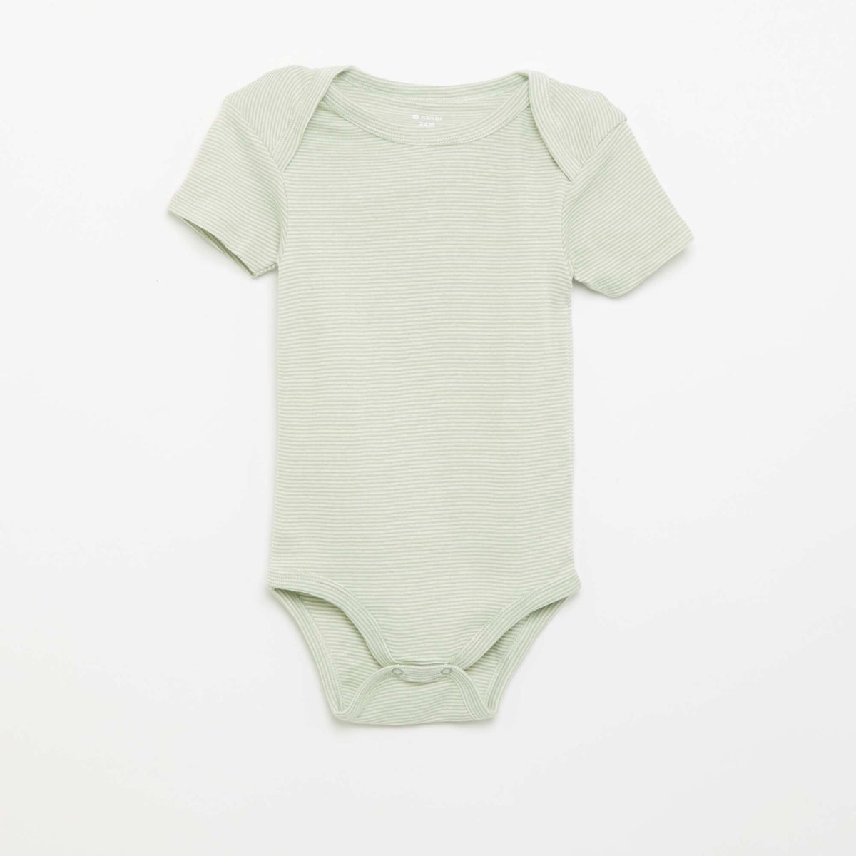 Printed cotton bodysuits - Pack of 3 BLUE