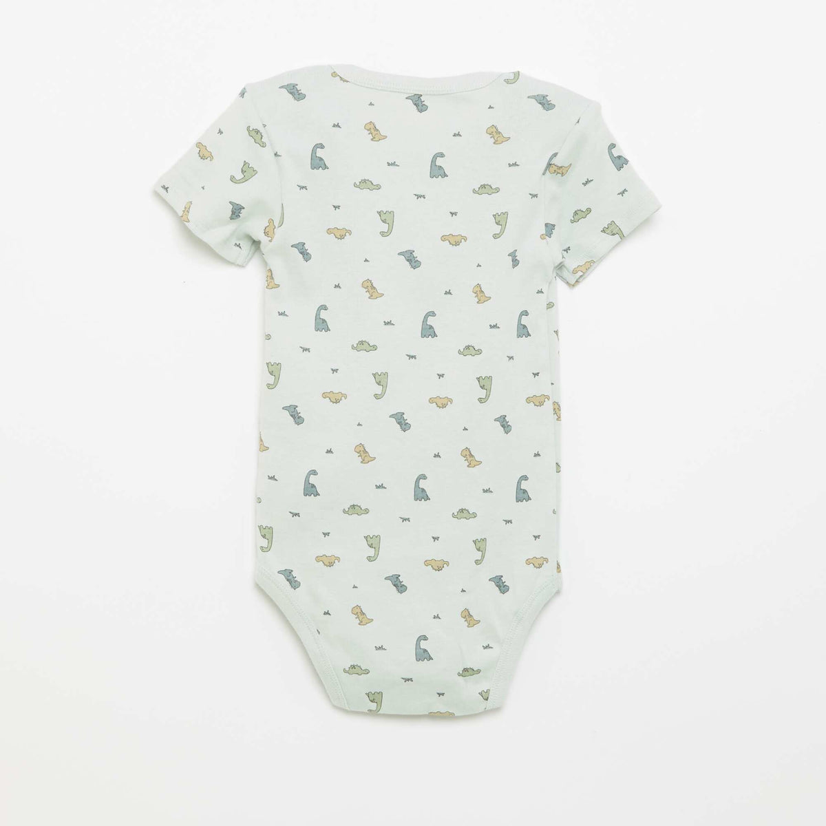 Printed cotton bodysuits - Pack of 3 BLUE