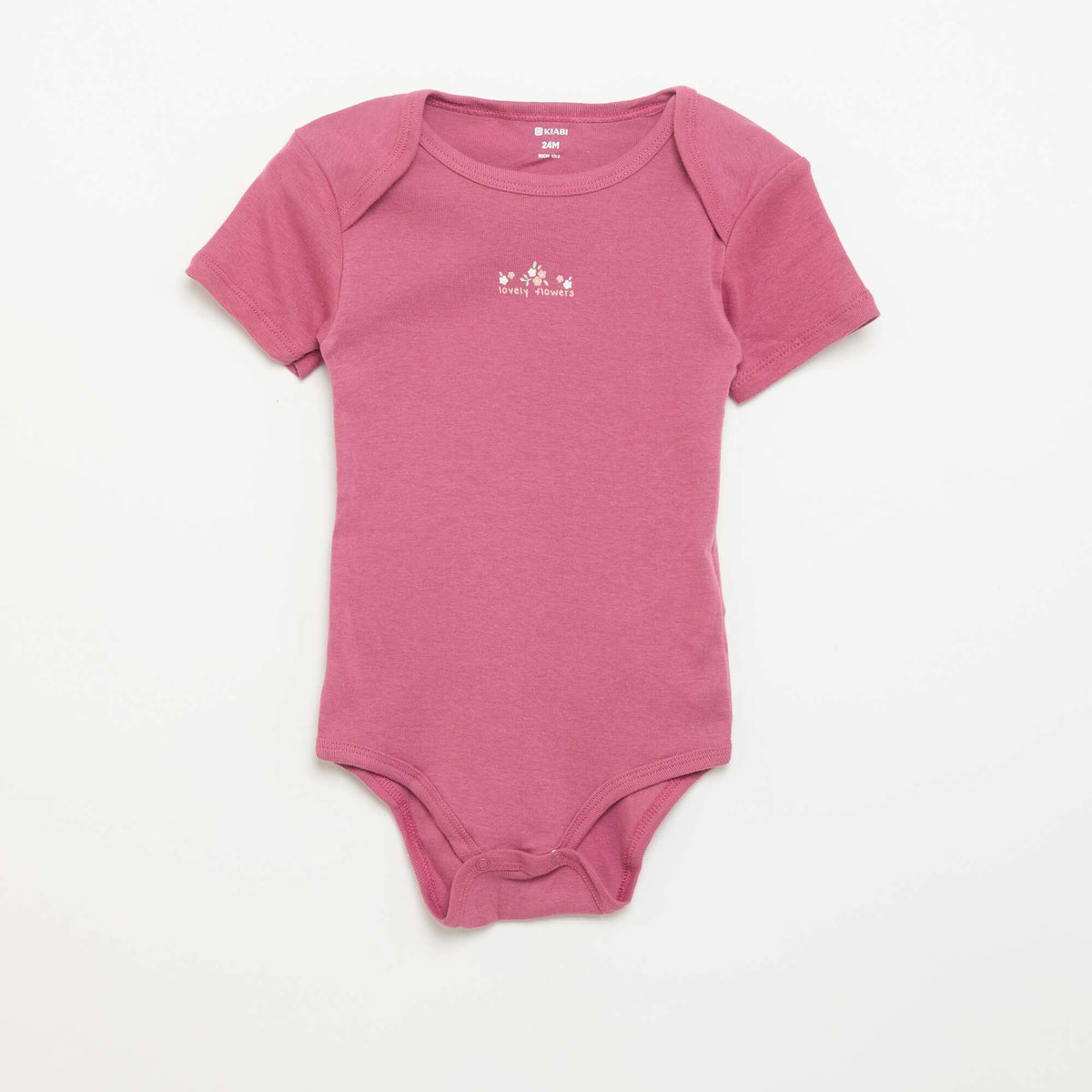 Printed cotton bodysuits - Pack of 3 WHITE