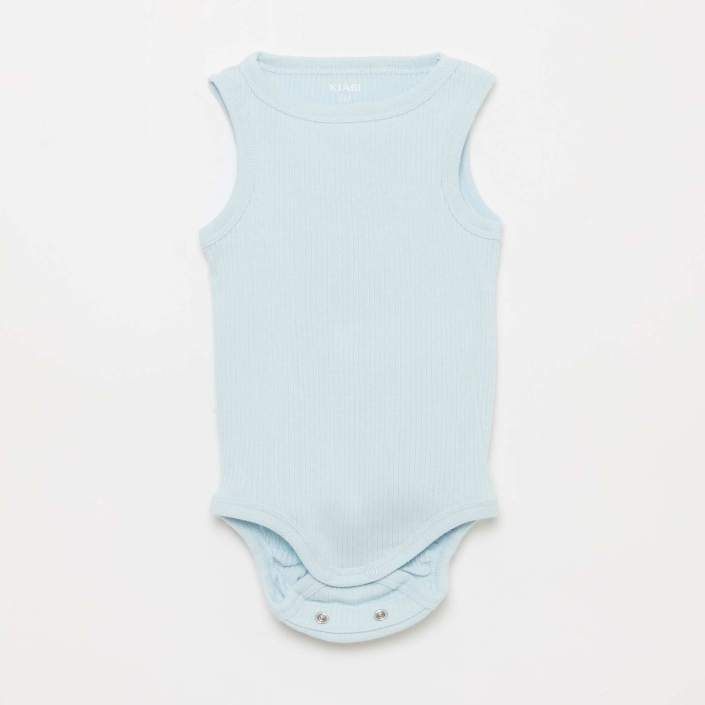 Set of 3 Adjustable Solid Strap Bodysuits BLUE
