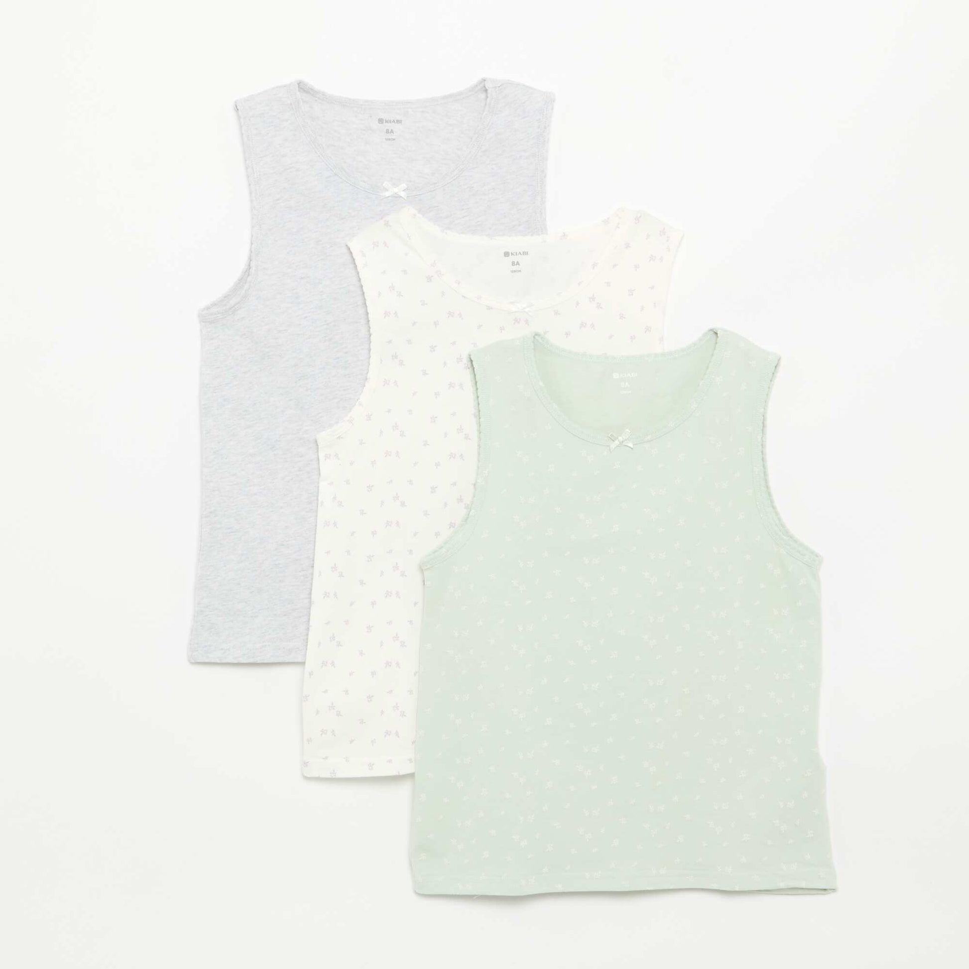 Pack of Wide-Strap Tank Tops GREEN