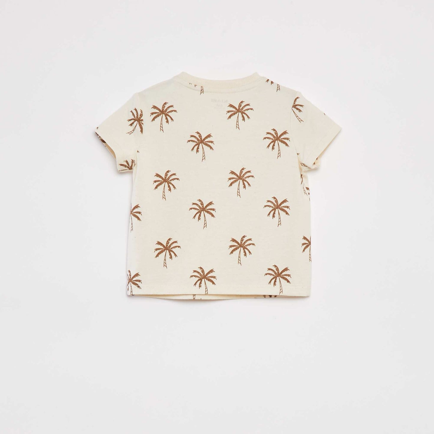 T-shirt with breast pocket BEIGE