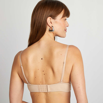 Invisible bandeau bra PINK
