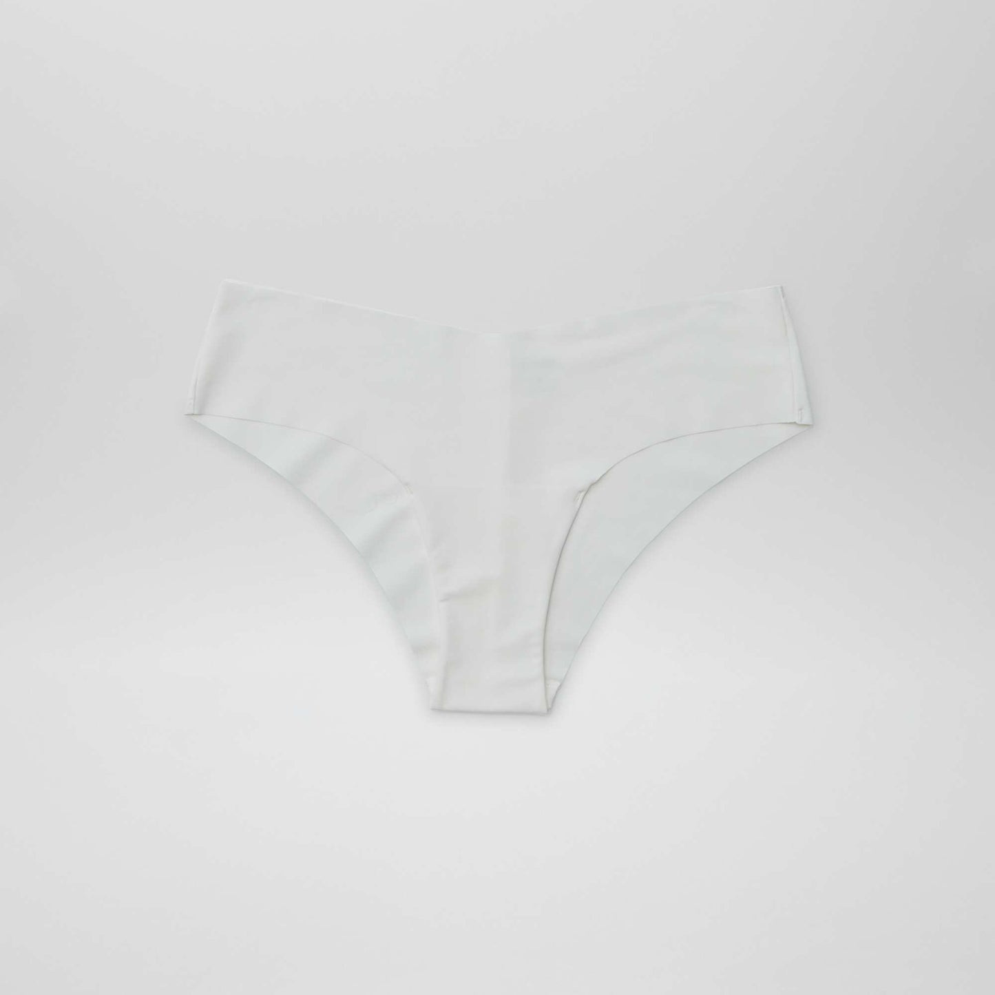 Pack of 2 pairs of seamless microfibre boy shorts WHITE