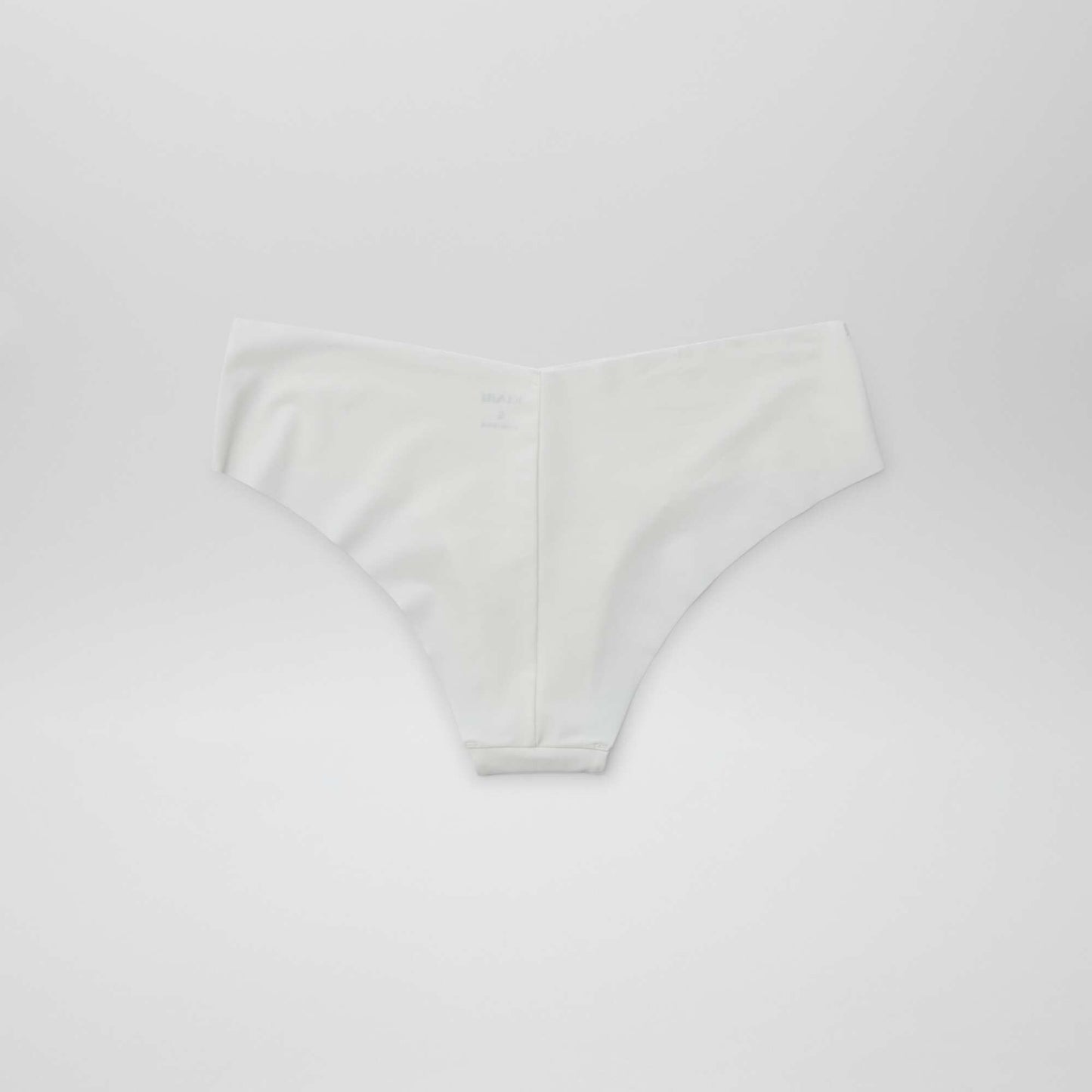 Pack of 2 pairs of seamless microfibre boy shorts WHITE