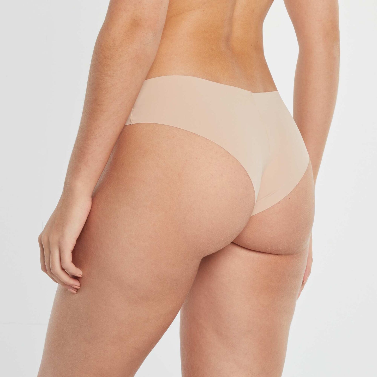 Pack of 2 pairs of seamless microfibre boy shorts PINK