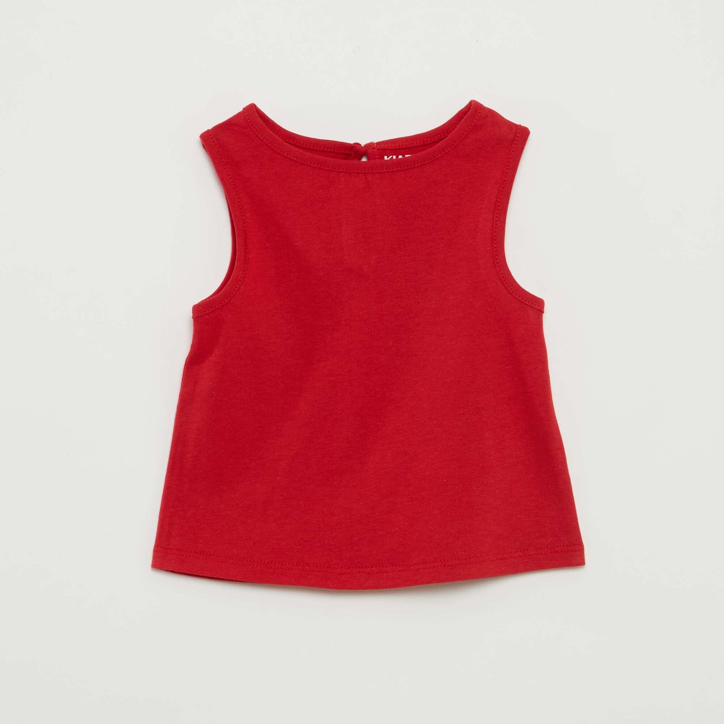 Pack of vest tops with wide straps WHITE