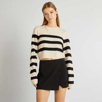 Short skort black